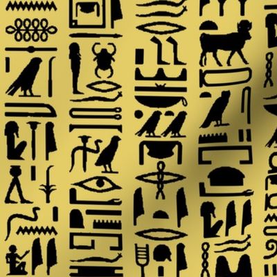 Egyptian Hieroglyphics - Sand // Large