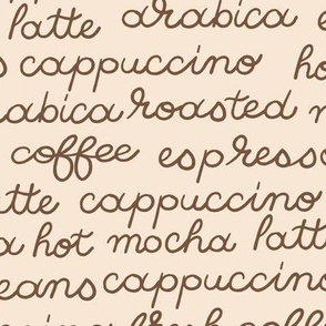 Hand Lettered Coffee Phrases