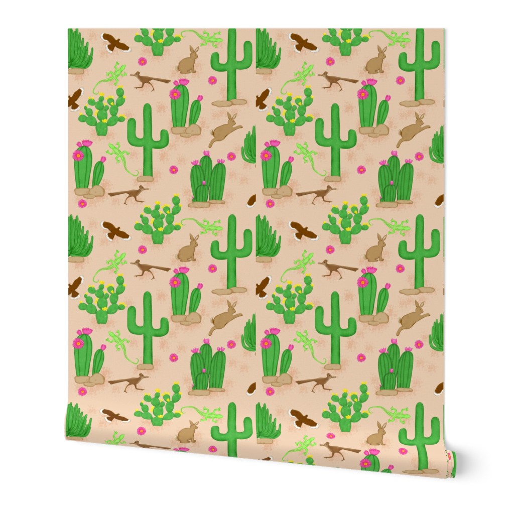 Southwest desert cactus tan