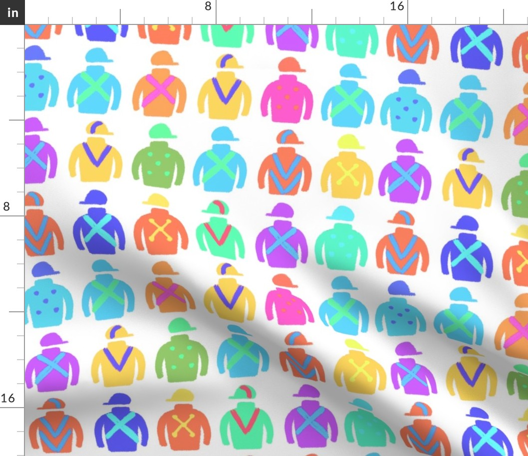 Colorful Jockey Silks 