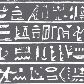 Hieroglyphics on Charcoal // Large