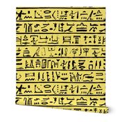 Hieroglyphics on Yellow // Large