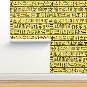 Hieroglyphics on Yellow // Large