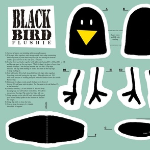 Black Bird Plushie