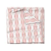 Deco Diamond Stripe M+M Coral Bubblegum by Friztin