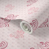 Twirls - Matching fabric  1"