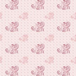 Twirls - Matching fabric  1"