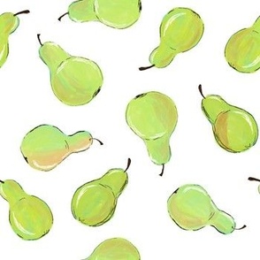 Watercolor Pears