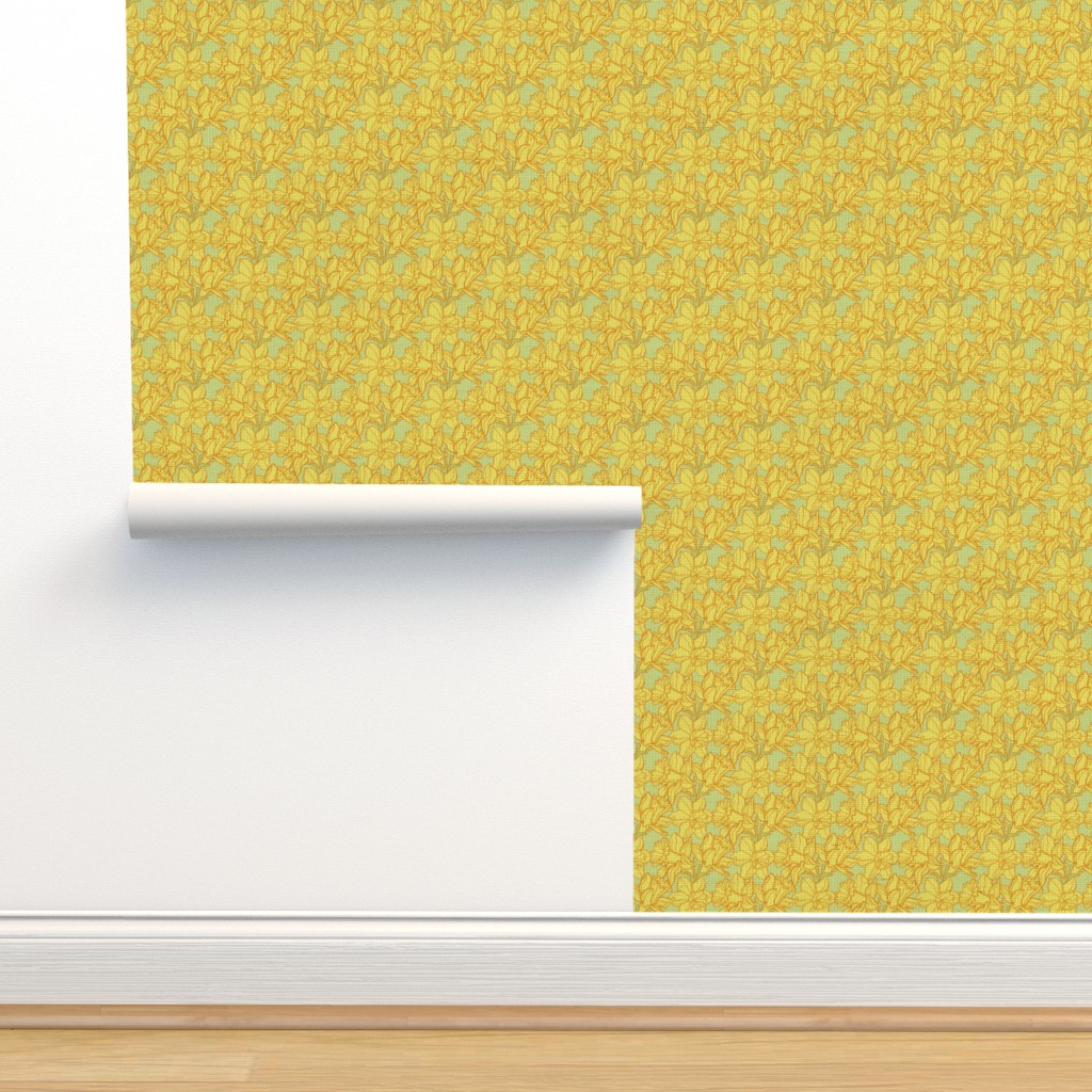 daffodils-pattern-tile