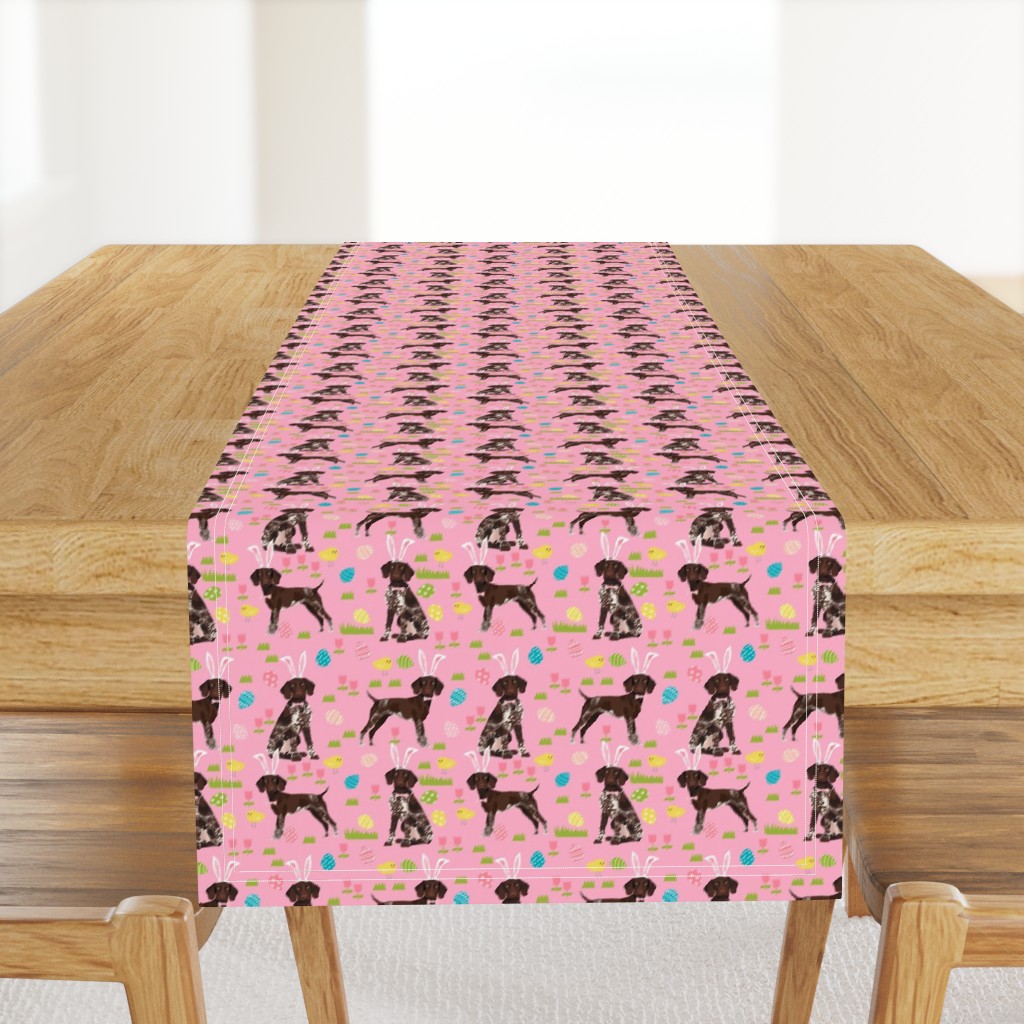 german shorthair pointer easter dog breed pet fabric pink