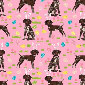 german shorthair pointer easter dog breed pet fabric pink