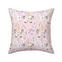 unicorn floral pink M