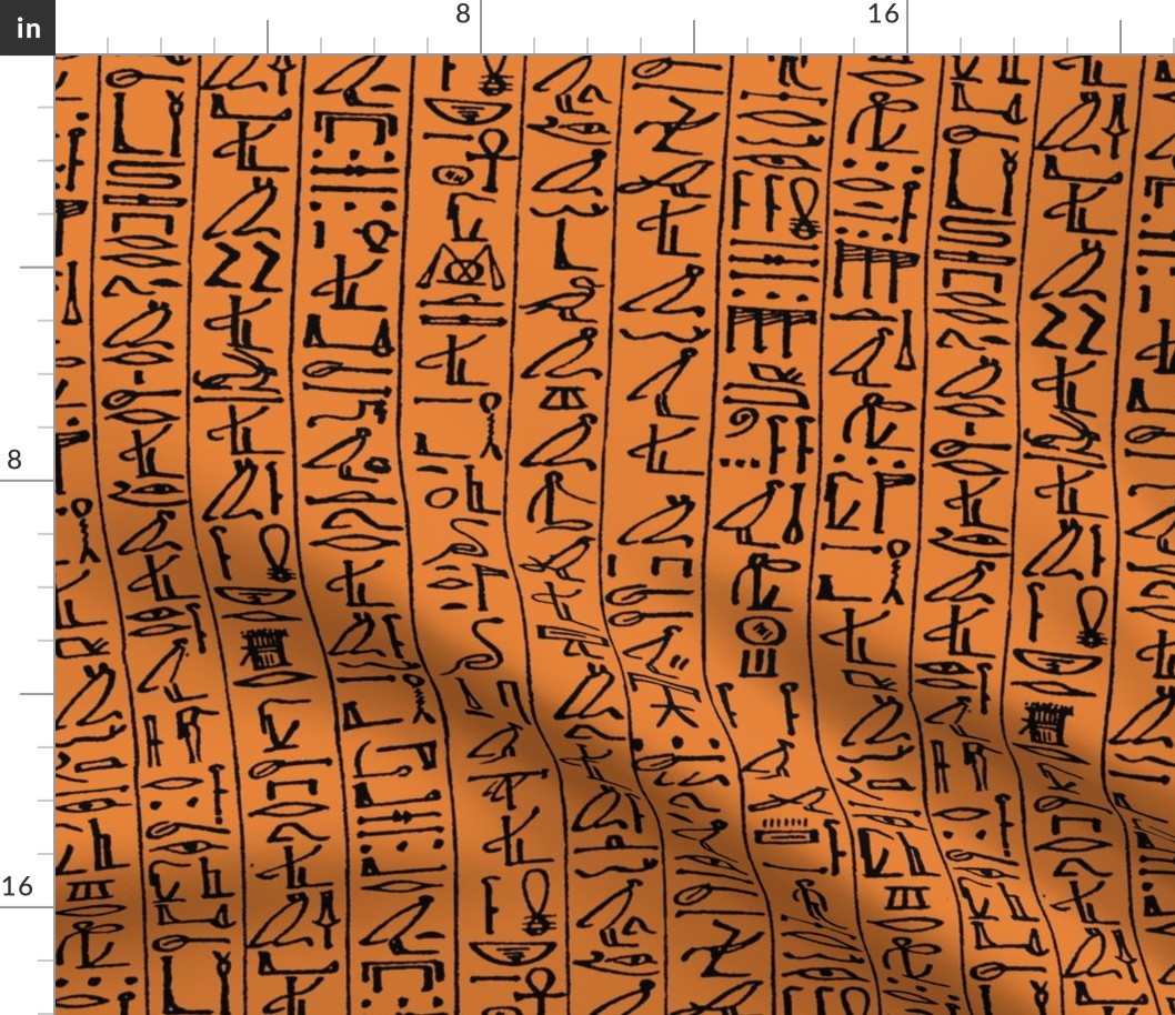 Papyrus of Ani // Dark Orange // Large