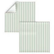 Stripe - Ivory, Aqua 