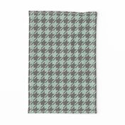 Houndstooth - Aqua, Dark Neutral