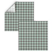 Houndstooth - Aqua, Dark Neutral