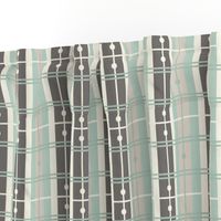 Plaid - Aqua, Ivory