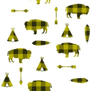 Buffalo Tribe // Yellow Check // Small