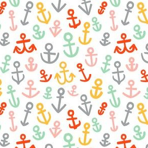 Anchors , Candy Colors (Medium Size)