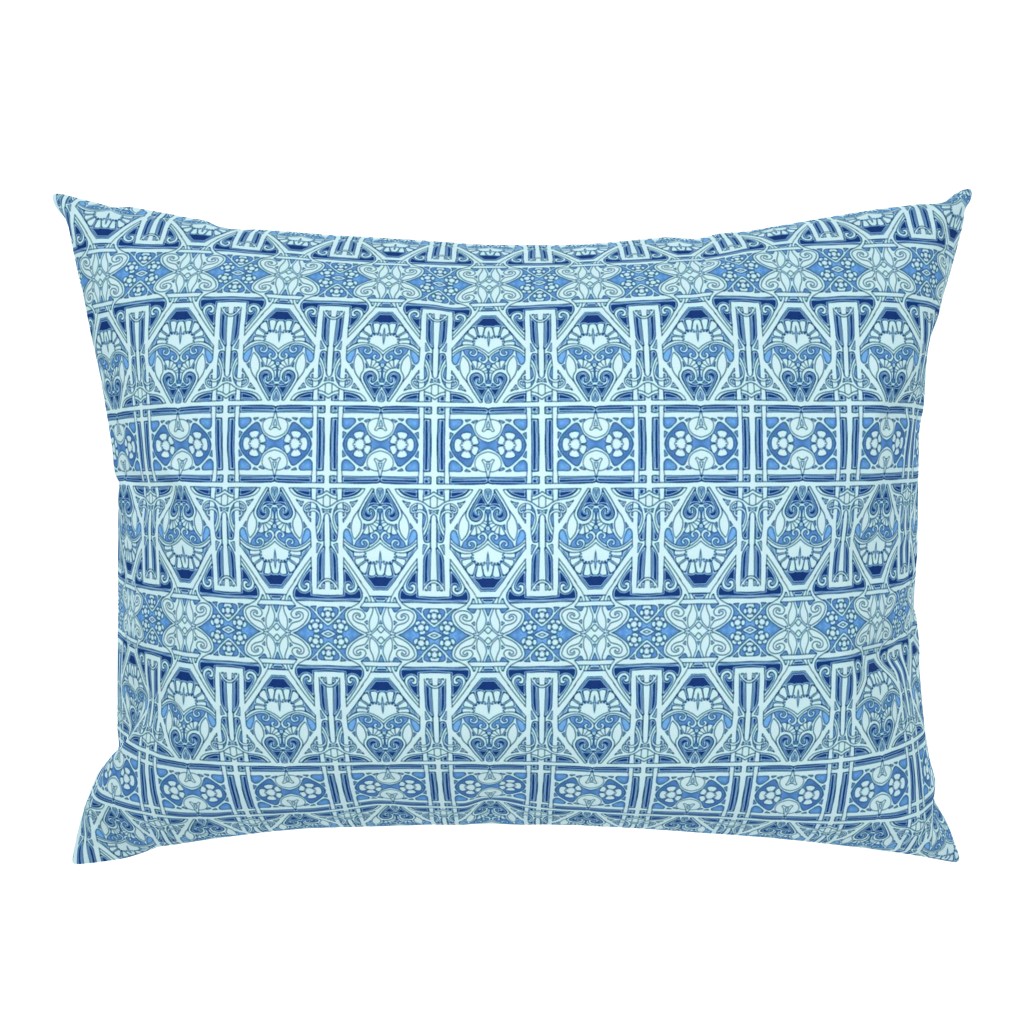 Nouveau Deco Flowering Blues