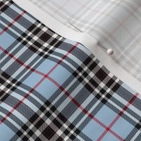 Southdown tartan - 2" custom light blue / black