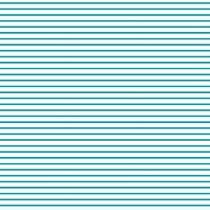 stripes tiny hoizontal blue 0098a5