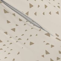 Mudcloth Triangles { greige }