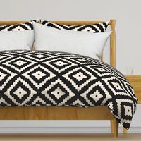 Boho Aztec Black & Tan