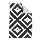 Boho Aztec Black & White