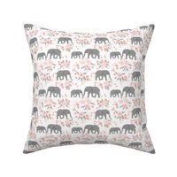 safari quilt elephants with florals animals nursery cute coordinate 