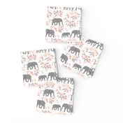 safari quilt elephants with florals animals nursery cute coordinate 