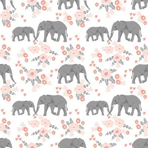 safari quilt elephants with florals animals nursery cute coordinate 