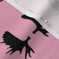 Moose Antlers -  Pink // Large