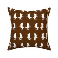 Moose Antlers - Brown // Large