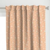 Snowflakes - Ivory, Peach