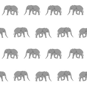 safari quilt coordinate animals elephant grey and white nursery fabric