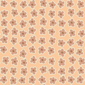 Ditsy Flower Child-Boho Cinnamon Bun Palette