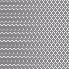 quatrefoil granite grey - small