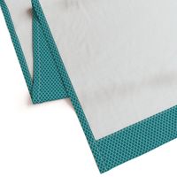 quatrefoil dark teal - small