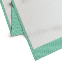 quatrefoil sea foam green - small