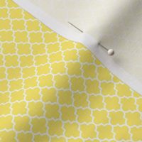 quatrefoil lemon yellow - small