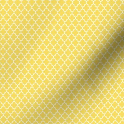 quatrefoil butter yellow - small