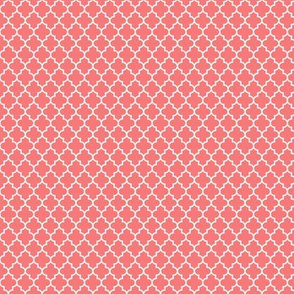 quatrefoil coral - small