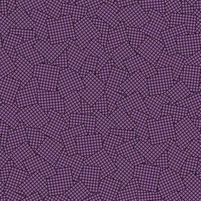 Sudoku Grid Mashup - Black on Purple