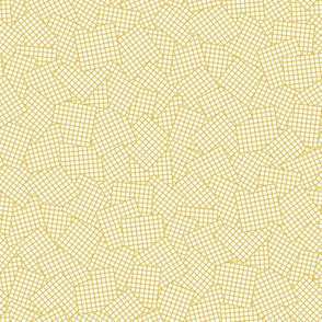 Sudoku Grid Mashup - Mustard on White