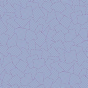 Sudoku Grid Mashup - Purple on Light Blue