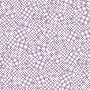 Sudoku Grid Mashup - Purple on White