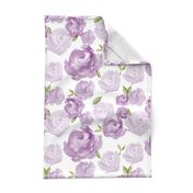 Purple Watercolor Floral