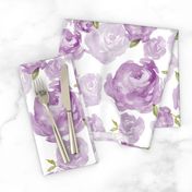 Purple Watercolor Floral