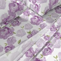 Purple Watercolor Floral